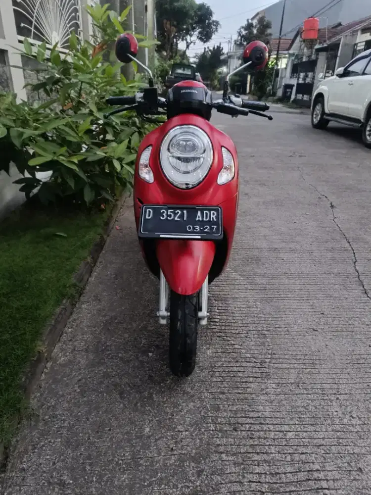 Scoopy 2022 keyless tgn pertaman jrg dipakai