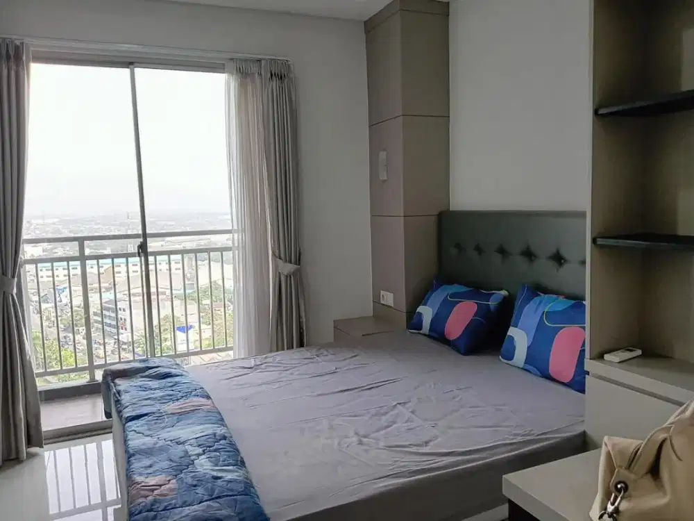 Apartemen Springwood Residence, tipe Studio, sewa murah full furnished, fasilitas bintang 5