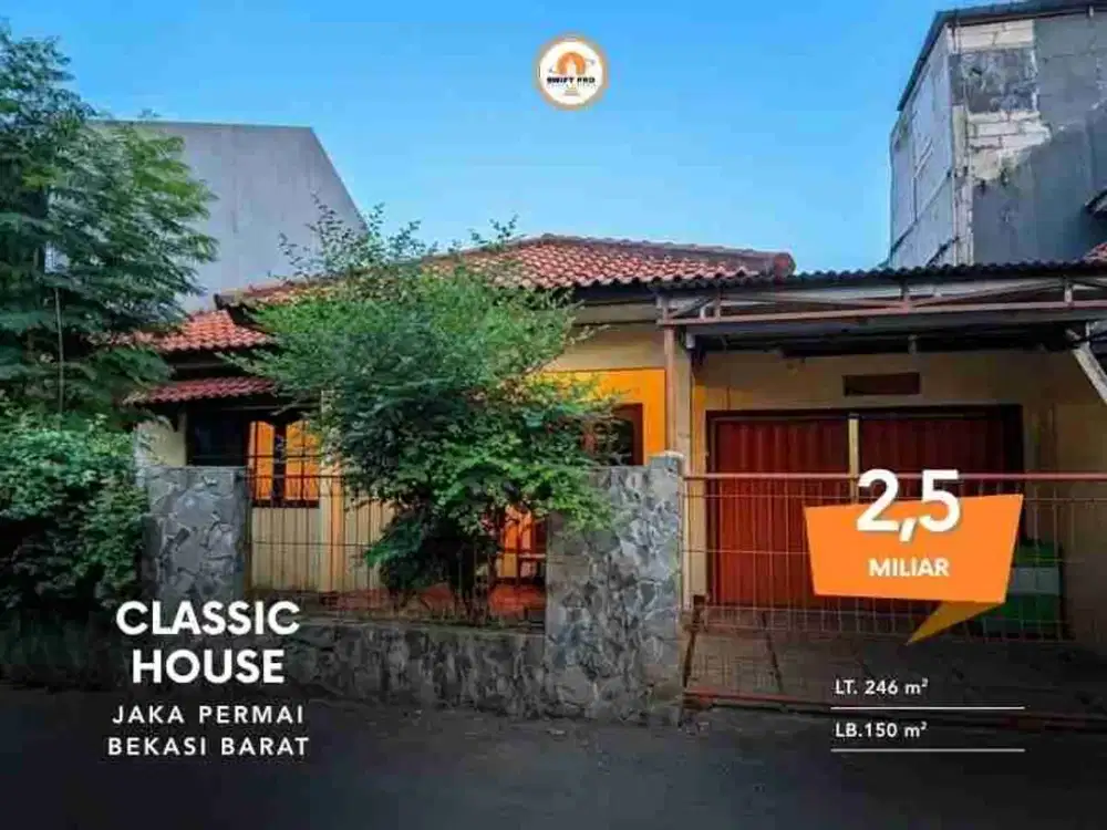 Dijual Rumah Bagus Perumahan Elit Jaka Permai di Jantung Kota Bekasi