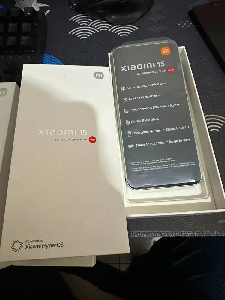 Xiaomi 15 12GB/256GB Green Second Mulus | Garansi Resmi s/d Mar 2027 |