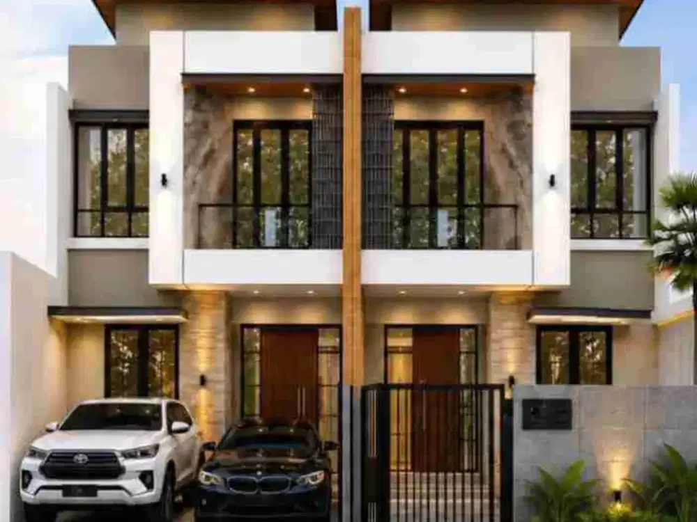 Jual Rumah Jemusari New Gress Minimalis 2 Lantai SHM Selatan Lebar 7.5