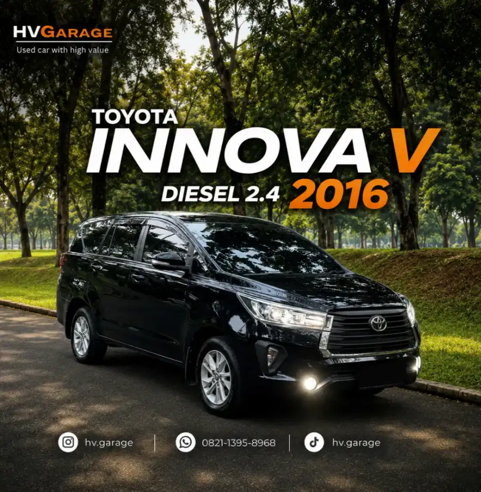 Dijual Toyota Innova V Diesel 2.4 2016