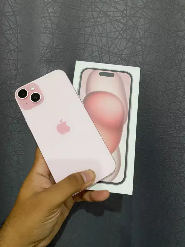 Iphone 15 plus 128gb fullset mulus internasional