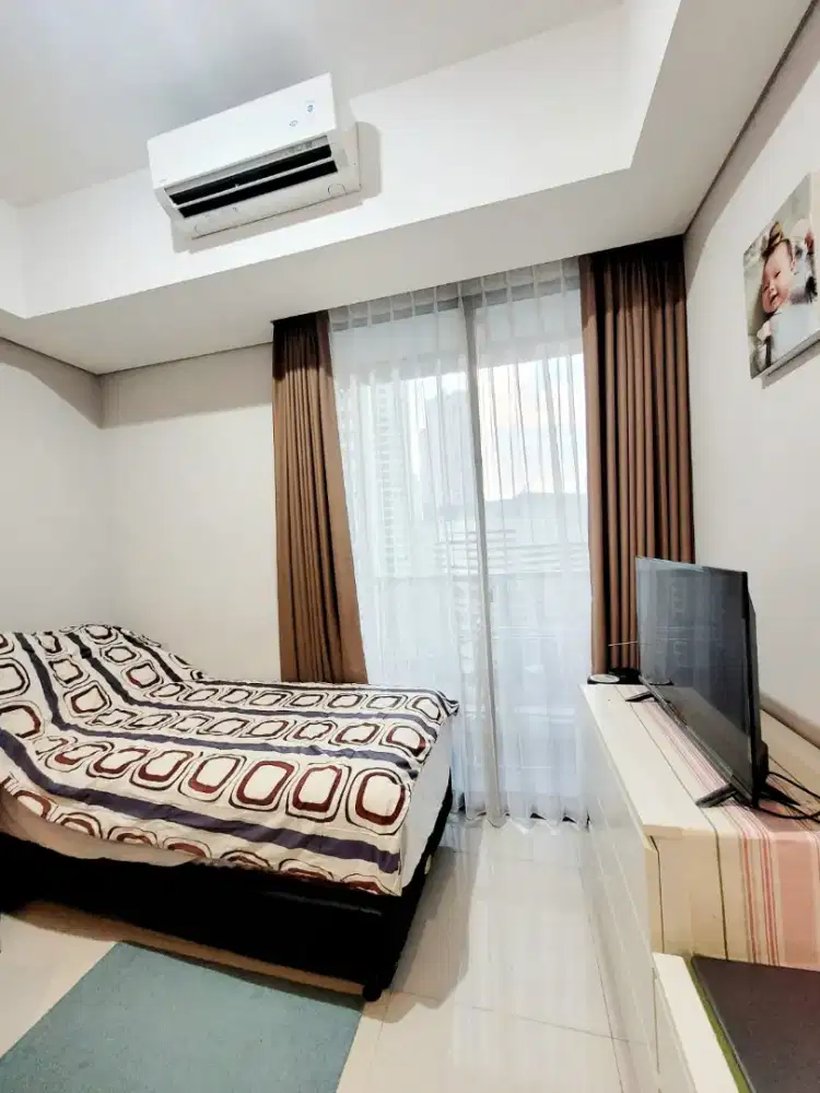Dijual Murah Studio Apartemen Taman Anggrek Full Furnished