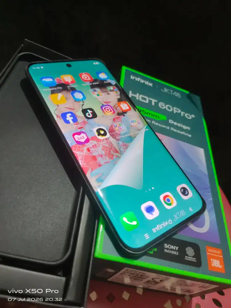 Infinix Hot 60 Pro Plus 8/256 fullset Ori