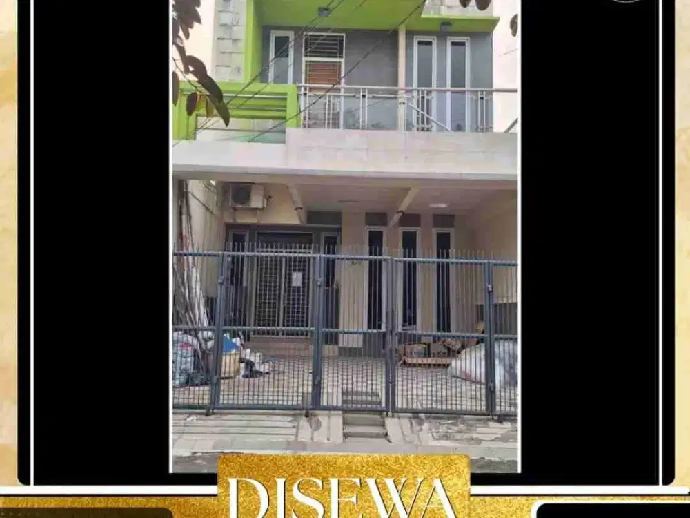 DISEWA RUMAH 3 LANTAI  FULL FURNISH  .4 KAMAR TIDUR , DI CITRA GARDEN 3 CENGKARENG JAKARTA BARAT