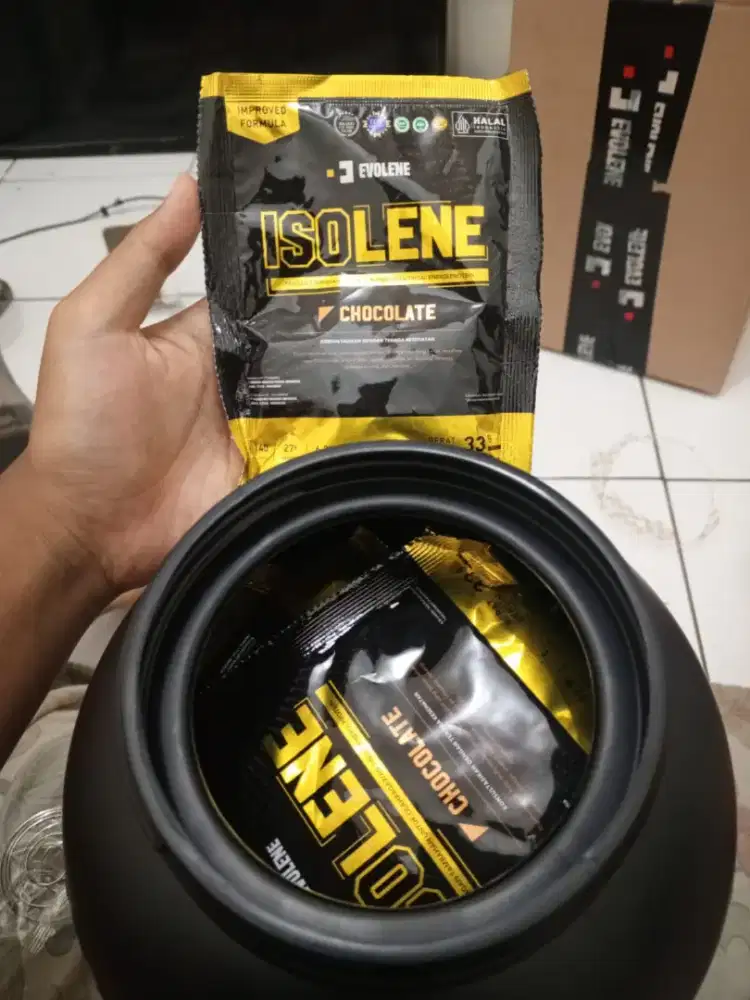 Jual suplemen Isolene masih ada 30pcs jual rugi