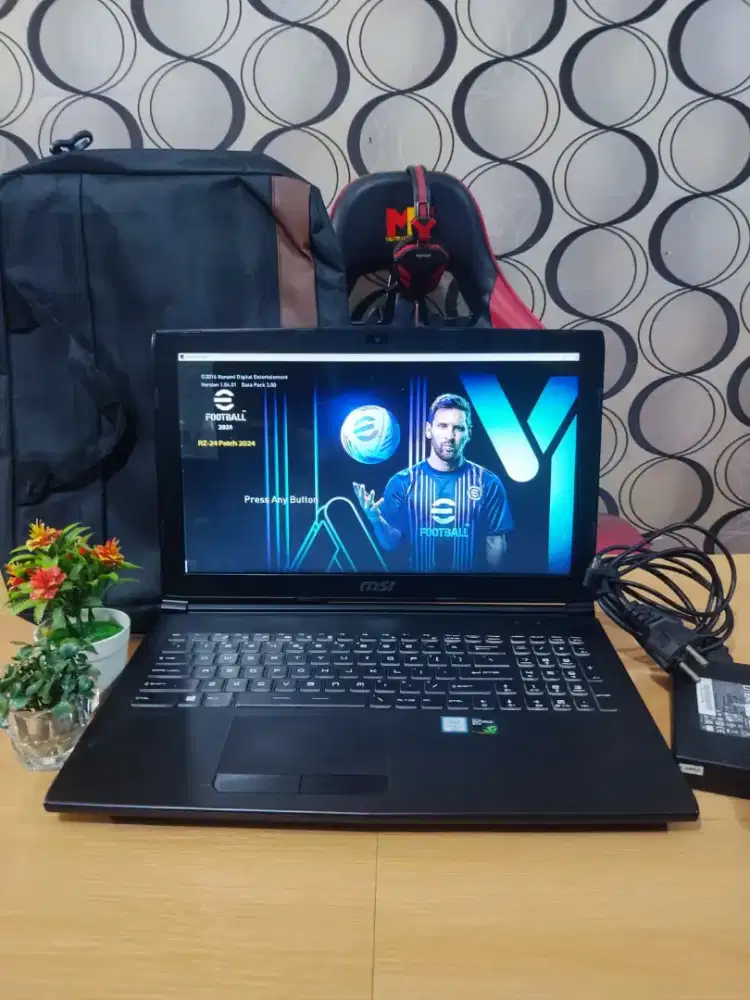 Laptop Gaming Design MSI Leopard GL62M VGA Nvidia GTX Siap Rendering