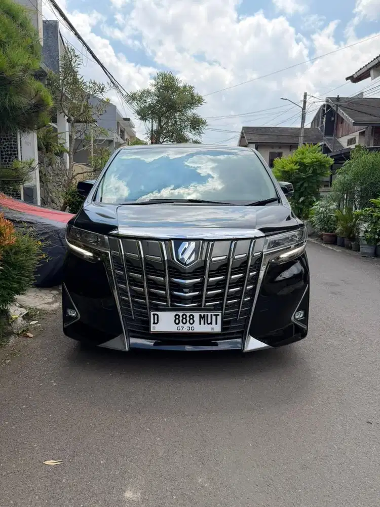 Toyota alphard G facelift BU murah
