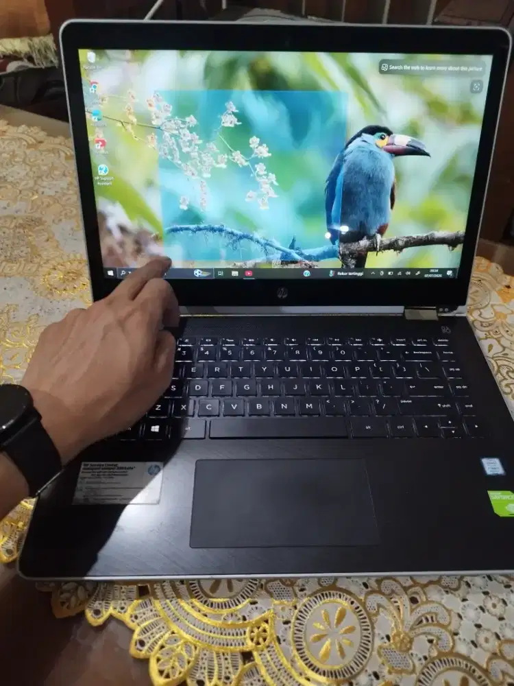 Laptop hp pavilion gaming x360 core i7 tauchscreen VGA doble