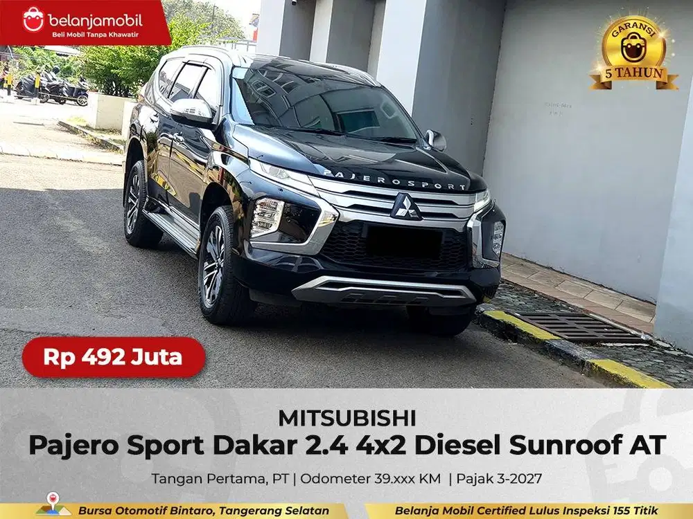 [ GARANSI 5TH ] Mitsubishi Pajero Sport Dakar 2.4 Sunroof 2023/2024