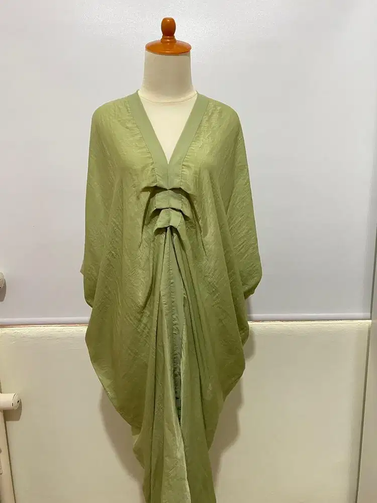 Dress Satin Hijau