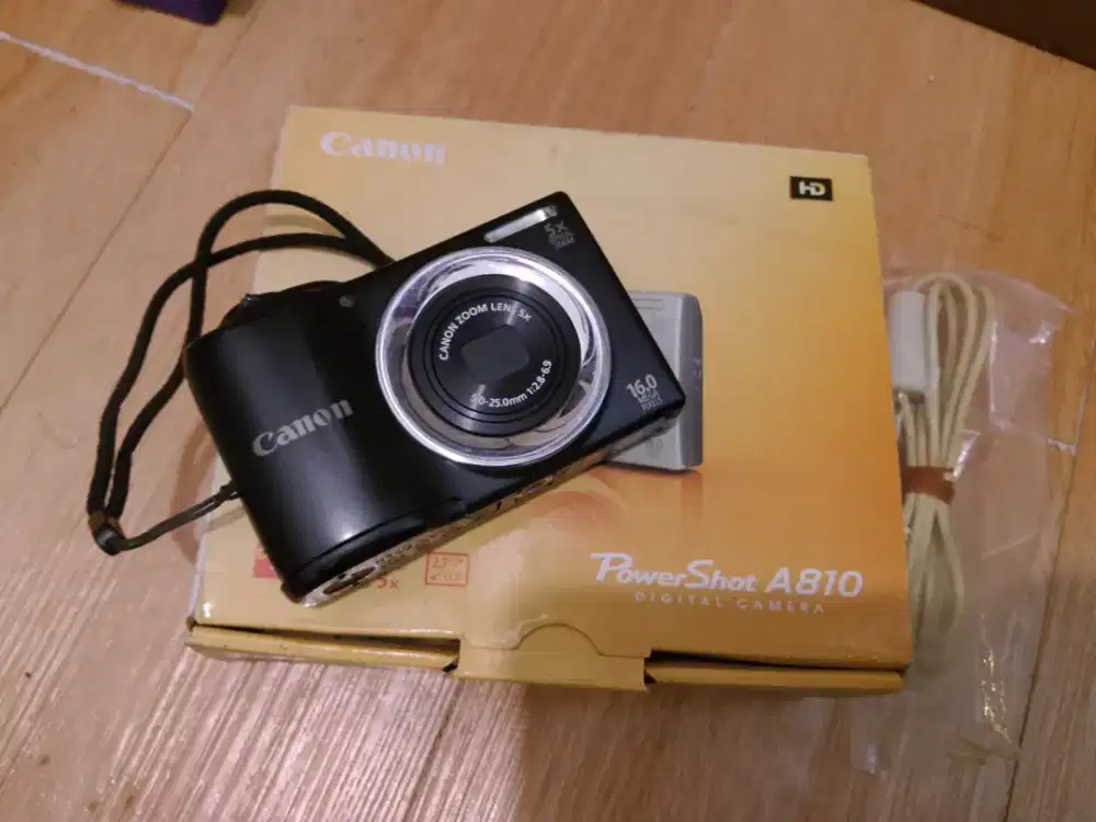 Kamera Canon powershot A810 warna hitam