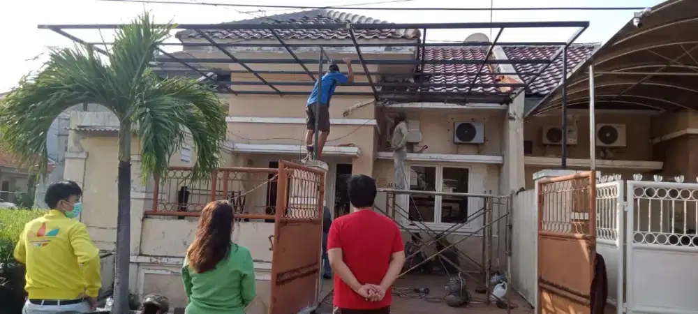 Kanopi Canopy Pagar Tangga putar