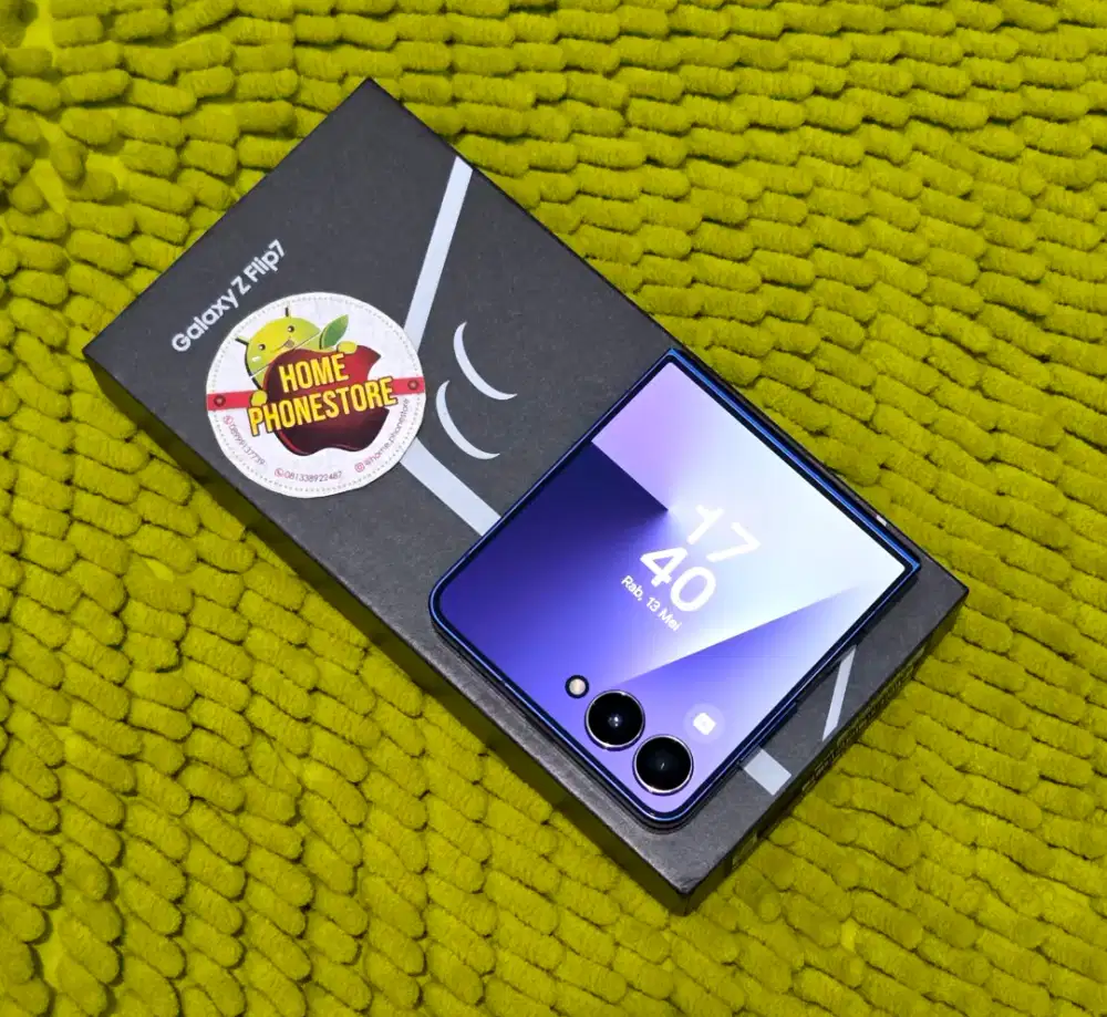 Samsung Z Flip7 512Gb Biru Bening SuperMantap