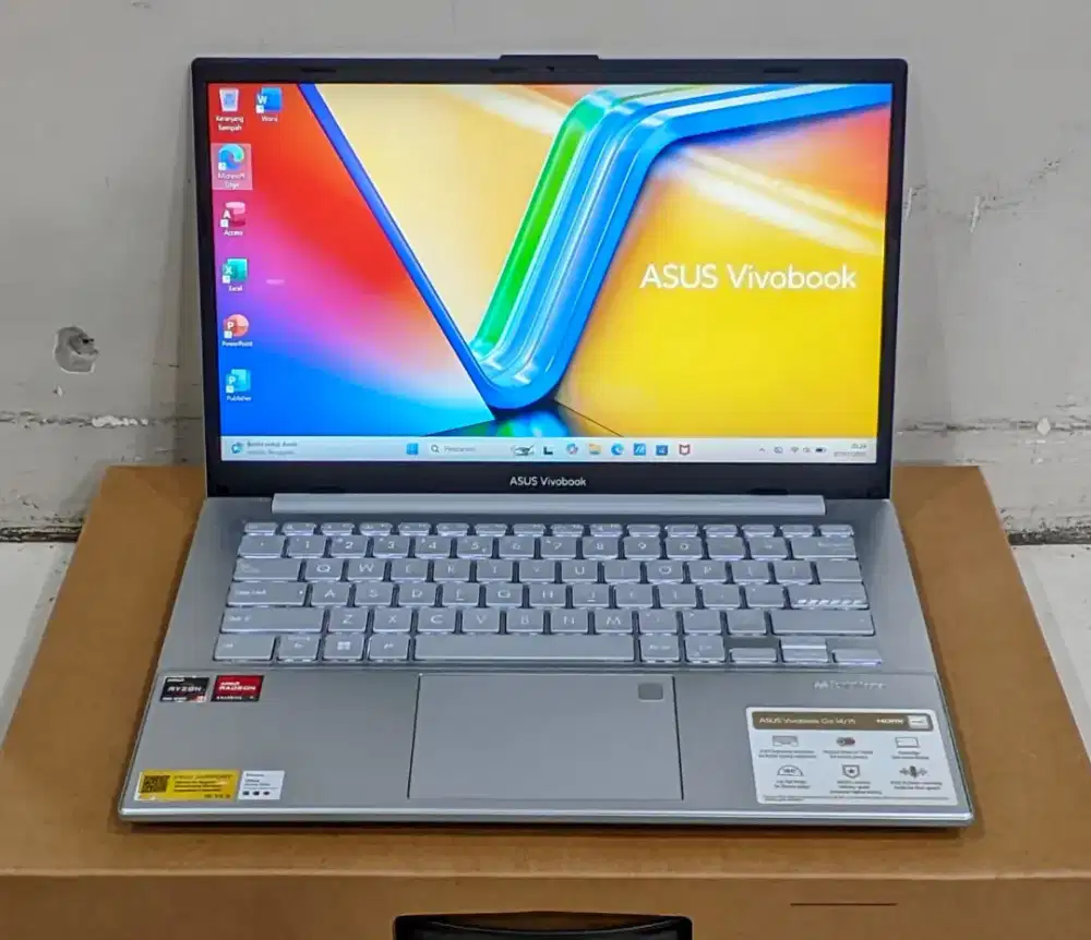 Fullset Laptop Asus Vivobook Go E1404FA garansi resmi panjang mulus