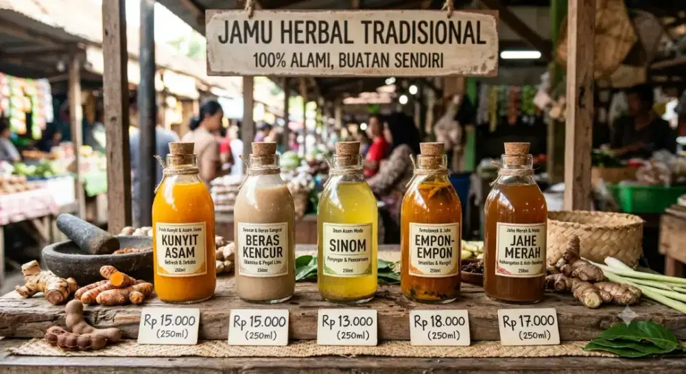 Jamu herbal tradisional alami