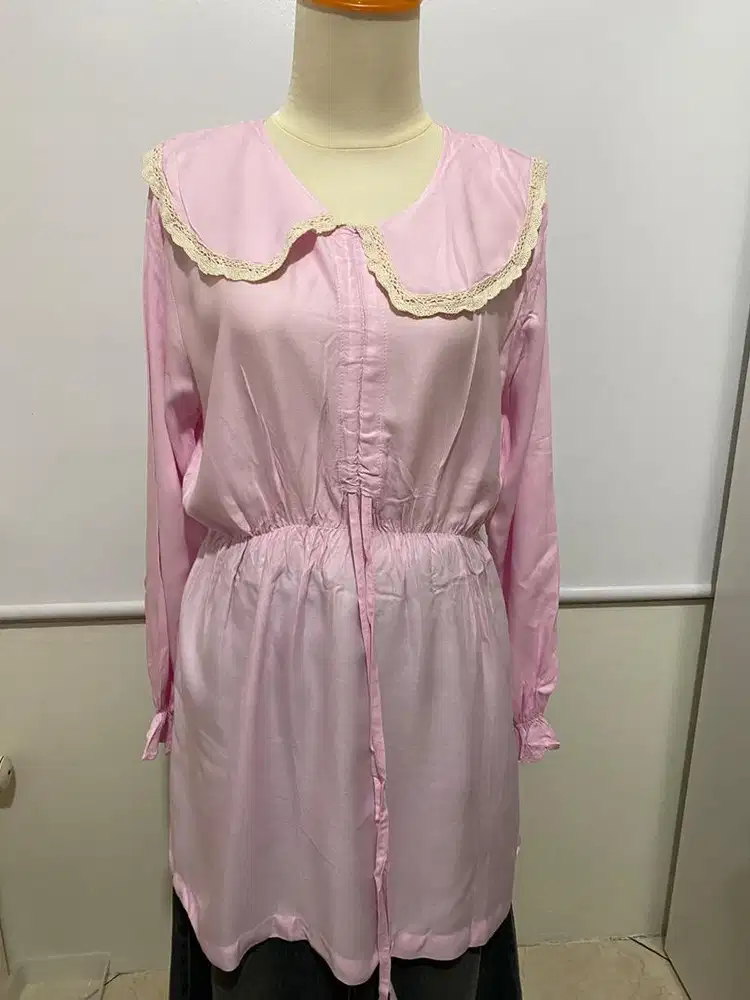 Mini dress pink semi by dianty