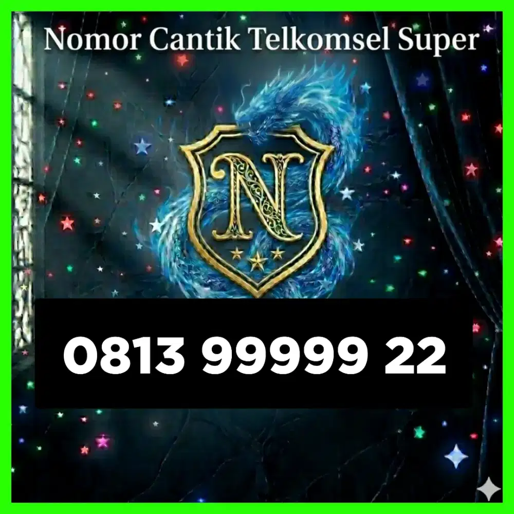 Nomor cantik simpati Telkomsel super
