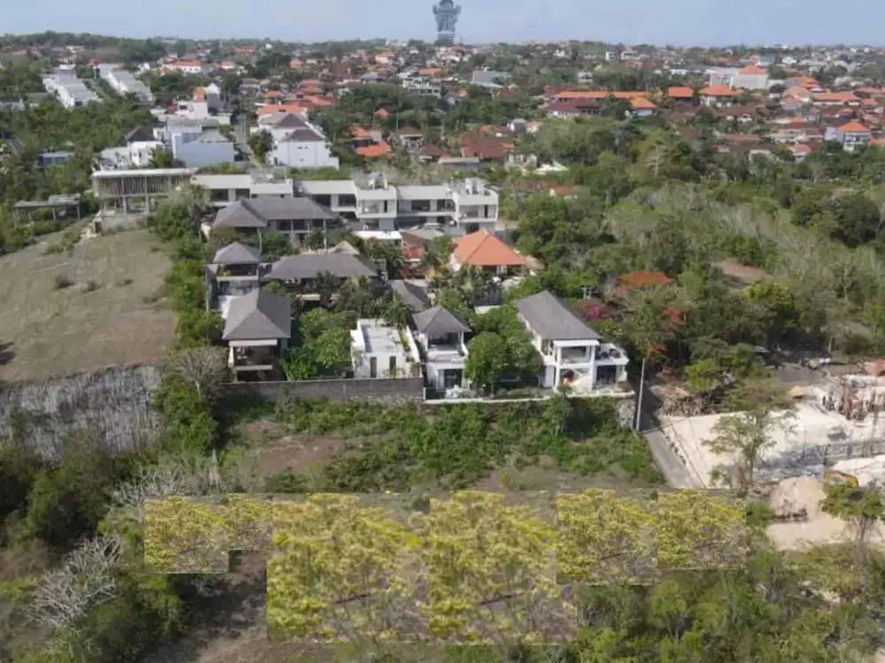 TANAH UNGASAN PANTAI MELASTI OCEAN VIEW AREAL VILLA MEWAH ARTIS