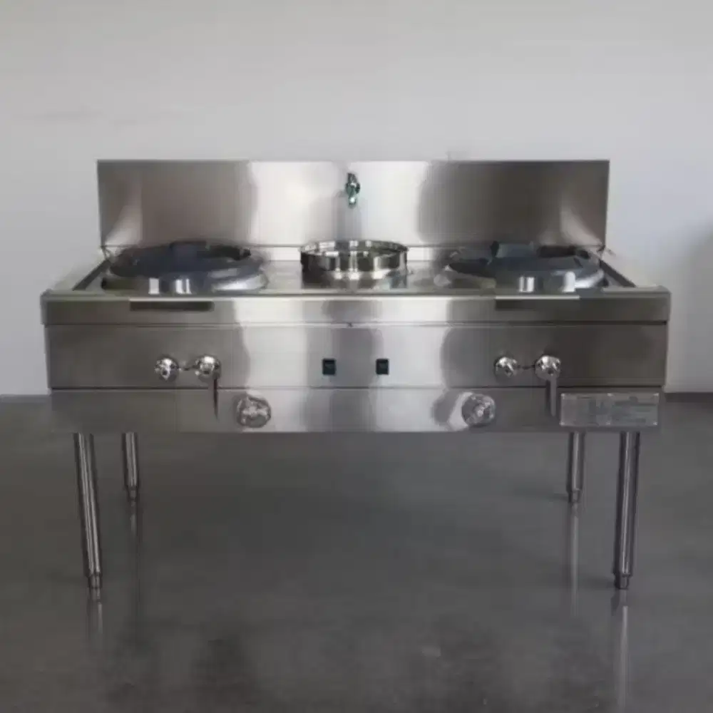 Kompor High Pressure 2 Tungku Stainless Steel