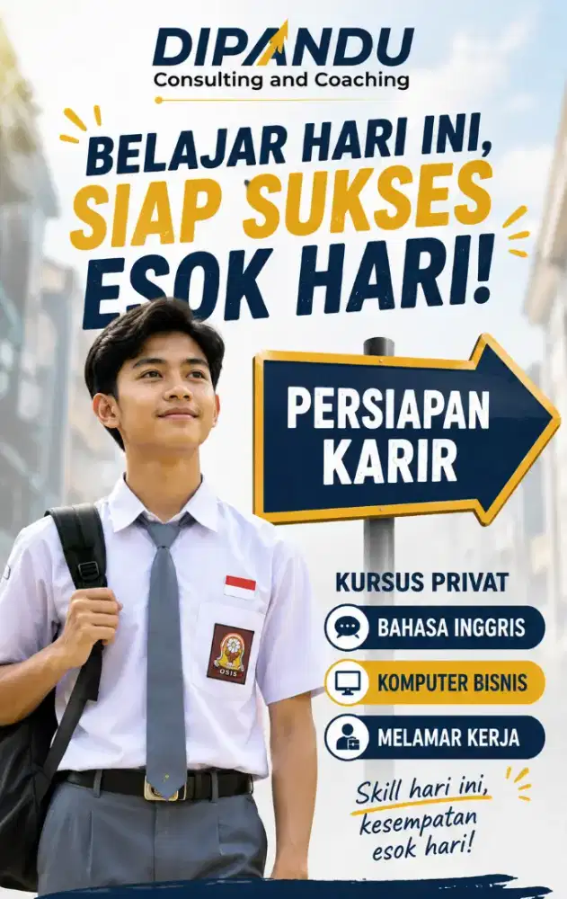 Kursus privat komputer bahasa Inggris | persiapan melamar kerja