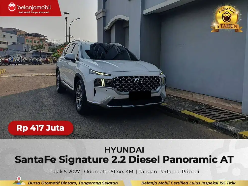 [GARANSI 5TH] Hyundai Santafe Santa Fe Signature 2.2 Diesel 2023/2024