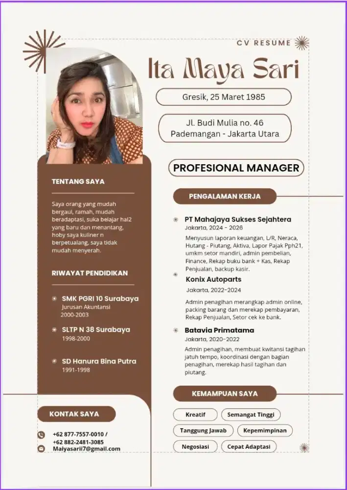 Cari kerja admin