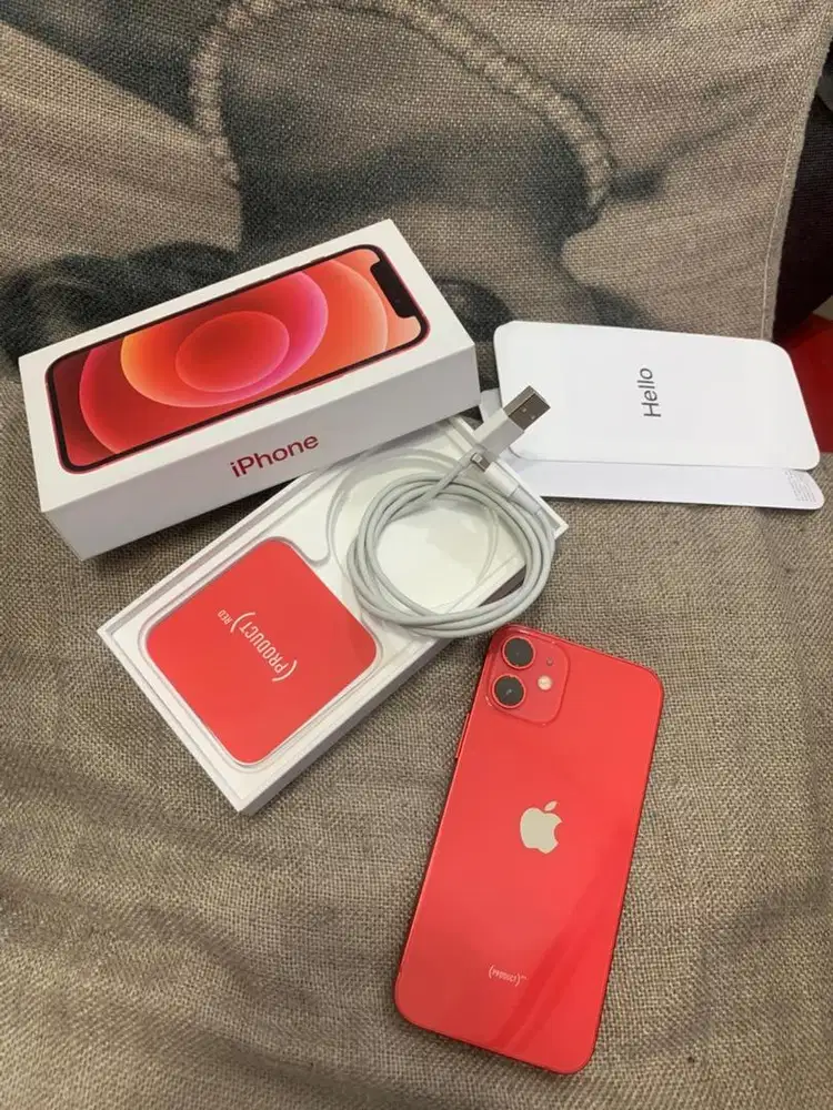 Hp iphone 12 mini 64gb like new lengkap