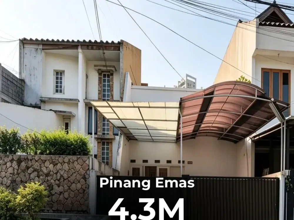 DIJUAL RUMAH SIAP HUNI PINANG EMAS PONDOK INDAH