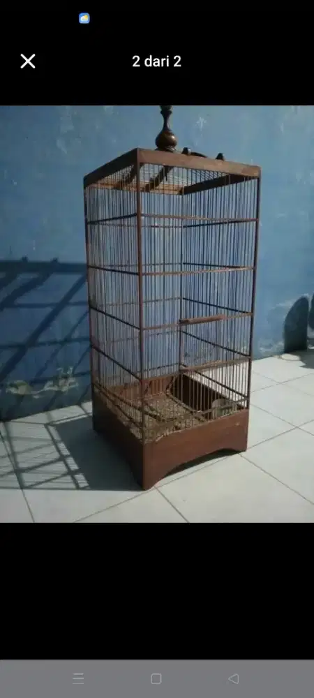 Sangkar burung beranjangan