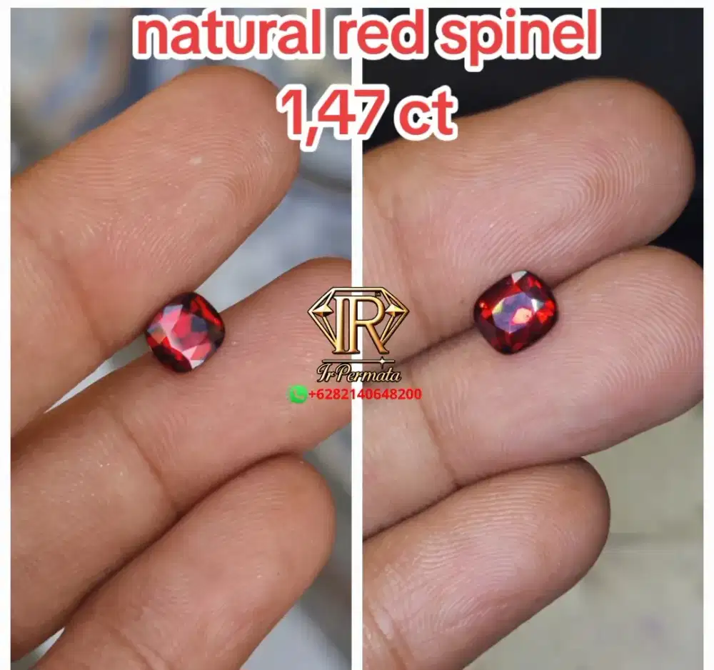 Natural red spinel 1,47 Ct