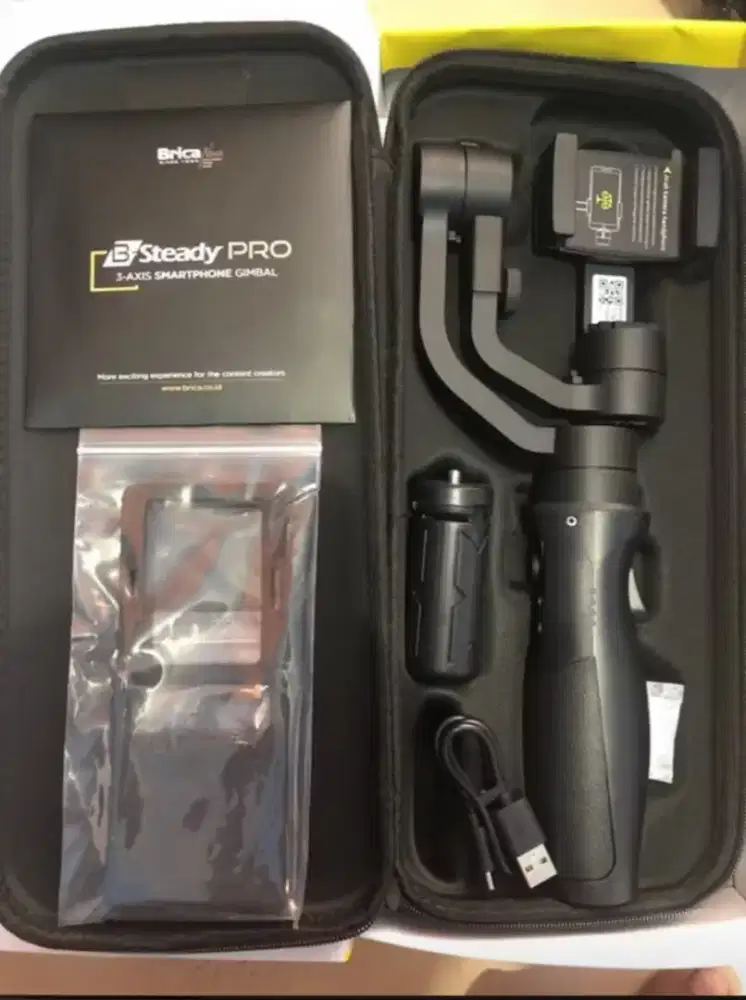DIJUAL Brica B-Steady PRO 3 Axis Smartphone & Action Cam Gimbal Black