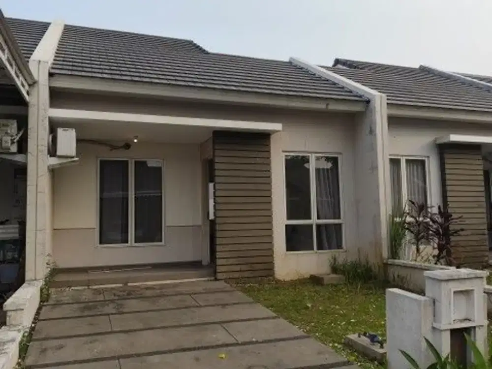 Rumah Uk 6x17 2 AC dan Tirai Terpasang di Suvarna Sutera Tangerang 1KA0002A