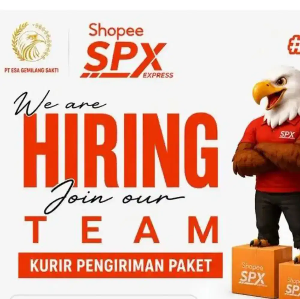 LOWONGAN KERJA KURIR MOTOR  SPX SHOPEE EXPRESS