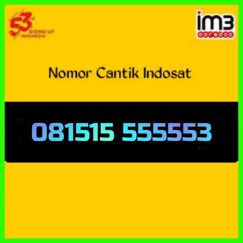 Nomor cantik Indosat Im3