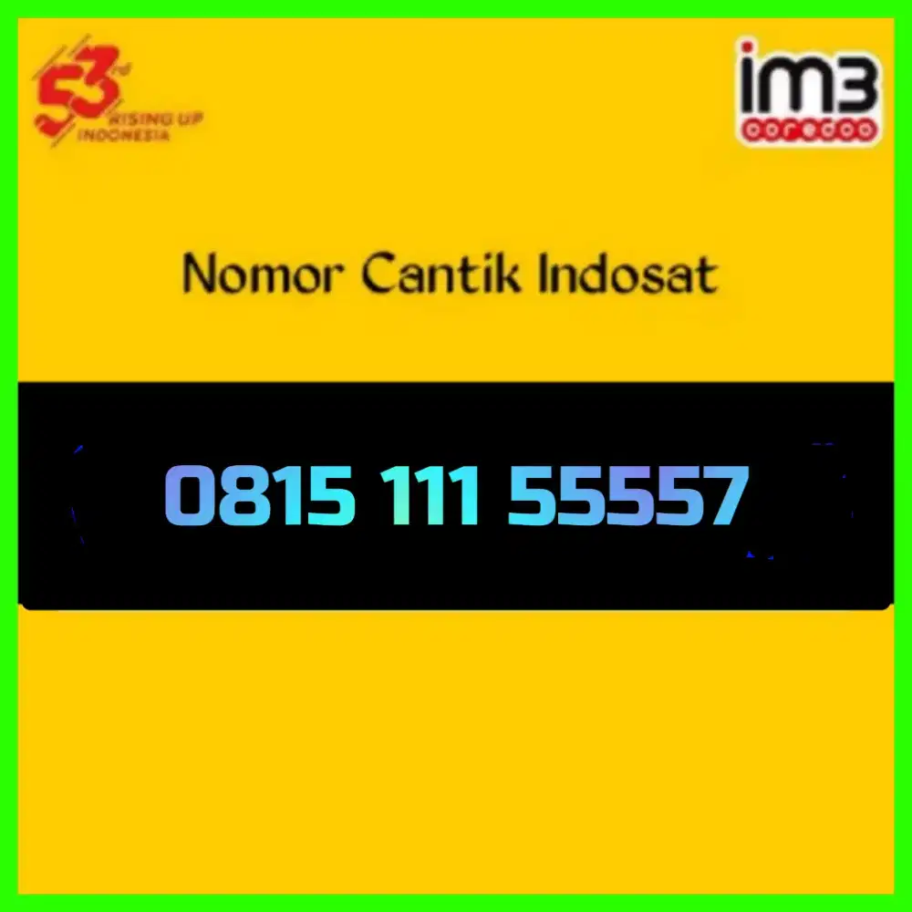 Nomor cantik Indosat Im3 super