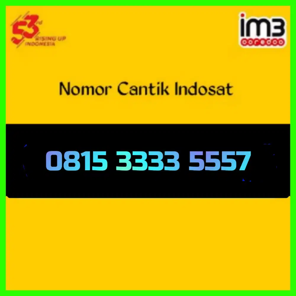 Nomor cantik Indosat Im3 super