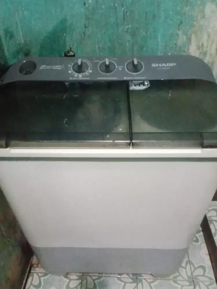 Jual mesin cuci 2 tabung merk sharp