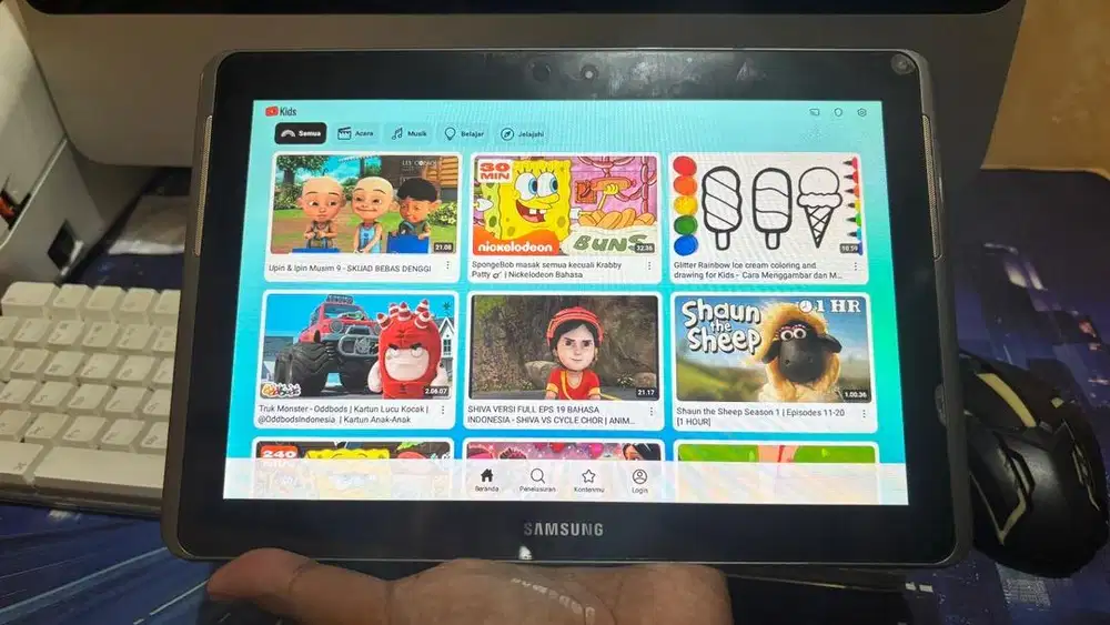 TAB SAMSUNG uk 10 inch original siap pakai