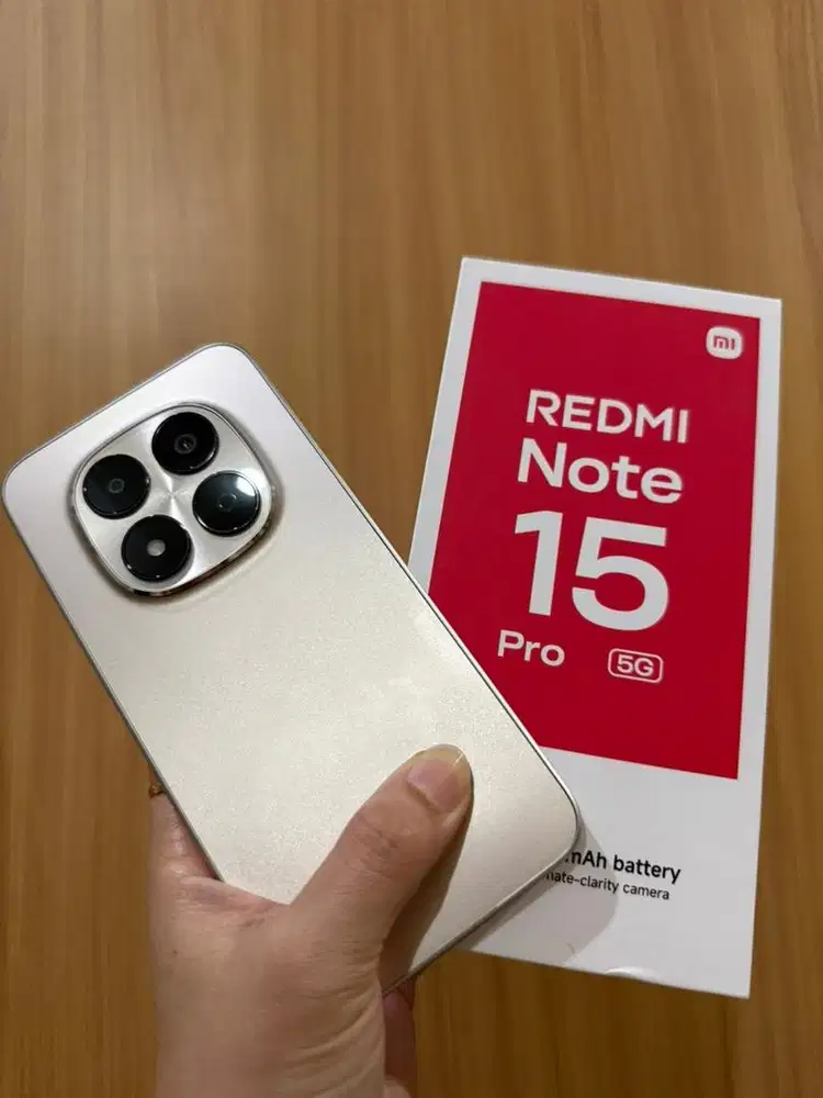 Redmi note 15 pro 5g ram 8/256gb second mulus original (harga nett)