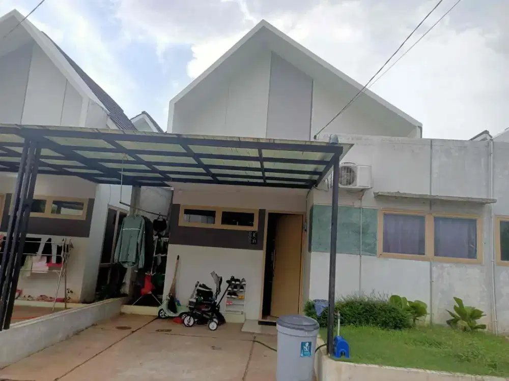 Over Kredit Rumah satu lantai , di dalam perumahan dengan konsep one gate sistim dan full fasilitas security pos, cctv 24 jam, musholla,taman bermain