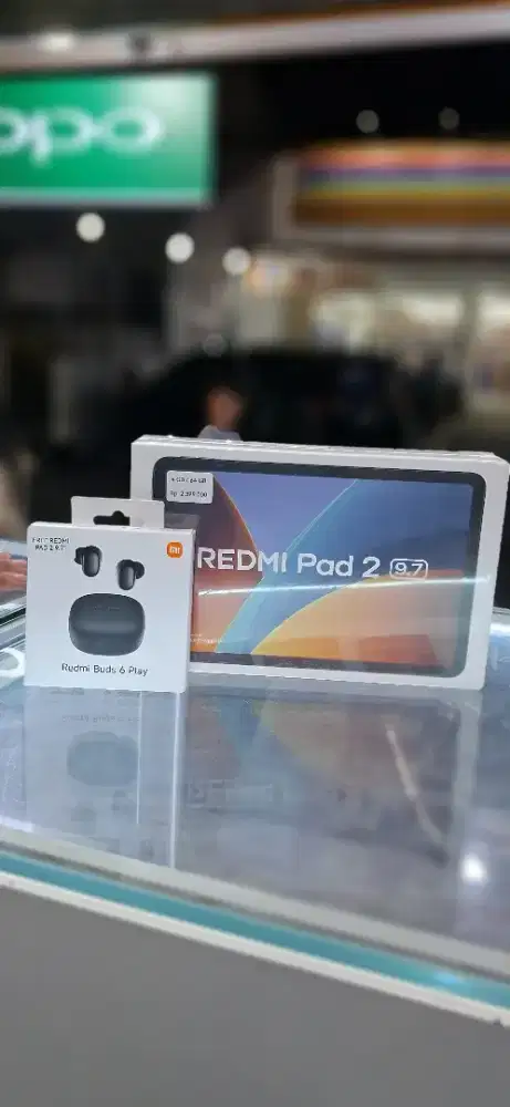 REDMI PAD 2 SILVER 4/64 FREE TWS BARU,BNIB,SEGEL,GARANSI RESMI