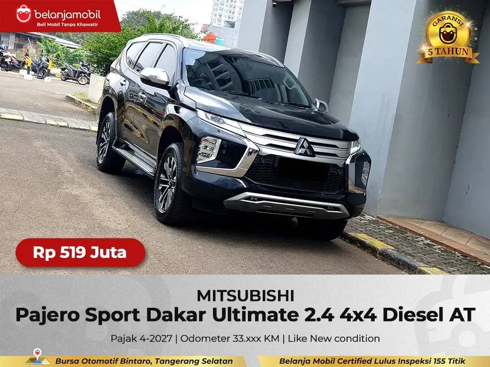 [4X4] Mitsubishi Pajero Sport Dakar Ultimate 2.4 AWD Diesel 2023/2024