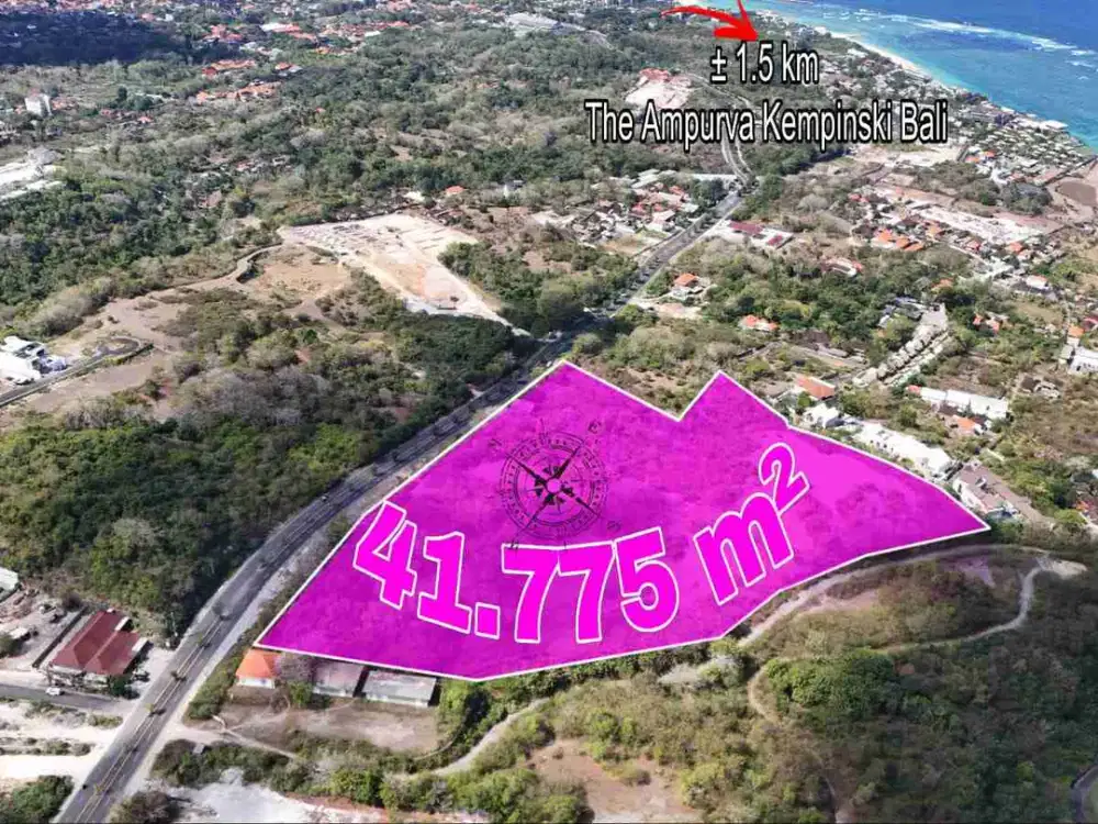 Tanah Besar Murah View Laut Nusa Dua Selatan Badung Bali