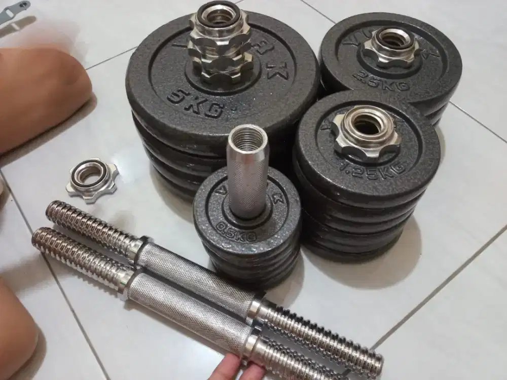 dumbell set york bongkar pasang