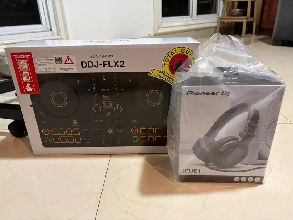 pioneer ddj-flx2 alphatera + hdj cue 1 umur belum 1 hari