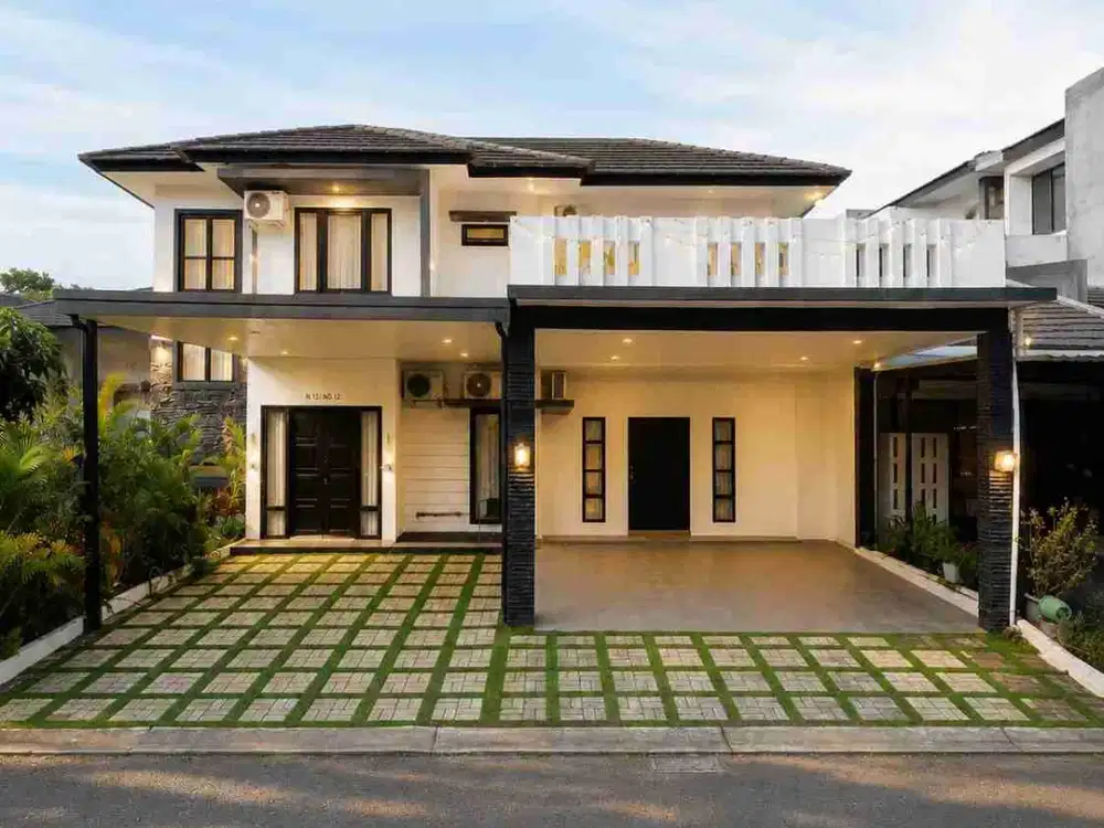 FOR SALE / DI JUAL Rumah Cantik Dan Rapi ( Hook ) TAMAN CHRYSANT Kencana Loka. BSD