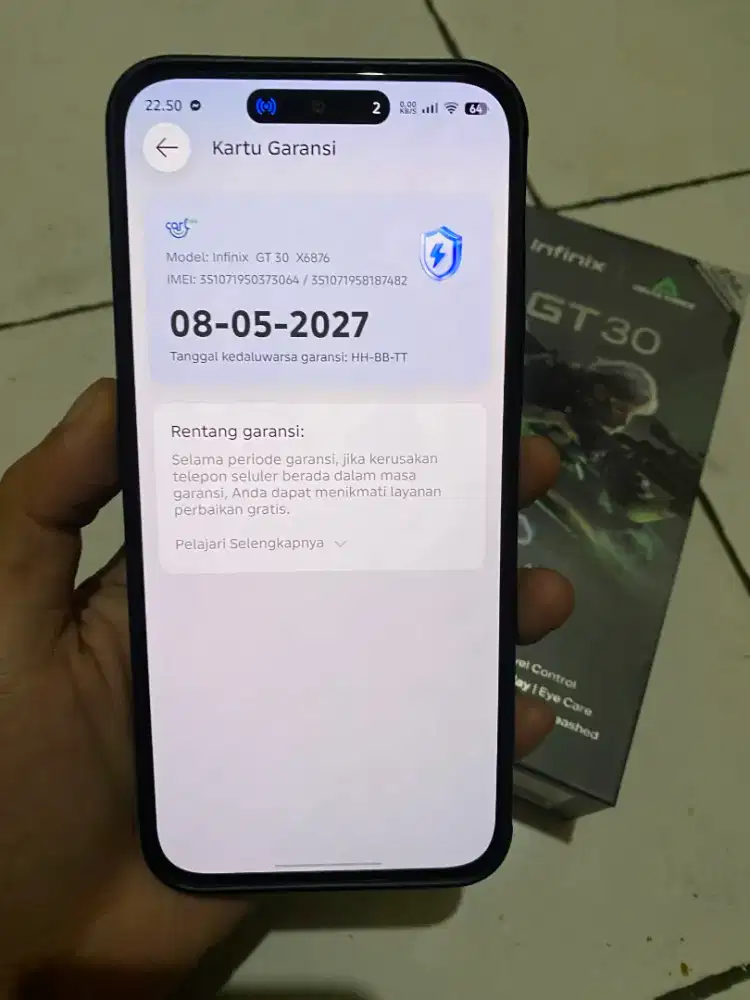 Infinix GT 30 5G 8/256gb.