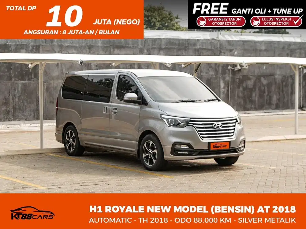 [BERGARANSI] HYUNDAI H-1 /H1 ROYAL NEW MODEL TAHUN 2018 SILVER